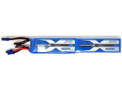 ManiaX 4000mAh 12S 45C 44.4V Stick Pack : MX4000-12S-45