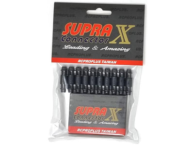 RCPROPLUS 4mm Connector (10M,10F, Black Housing) : REB4812D4P5H10