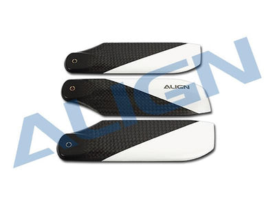 Align 105mm 3 Blade Set Carbon Fibre Tail Blades : HQ1050ET