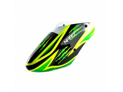 Airbrush Fiberglass Green Scratch Canopy - BLADE NANO CPX/S2/S3 : MH-NAS3080GS