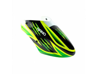 Airbrush Fiberglass Green Scratch Canopy - BLADE NANO CPX/S2/S3 : MH-NAS3080GS