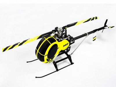 Airbrush Fiberglass Hughes 300 Scale /W Landing Gear - OMP Hobby M2 : MH-M2EX-SH31