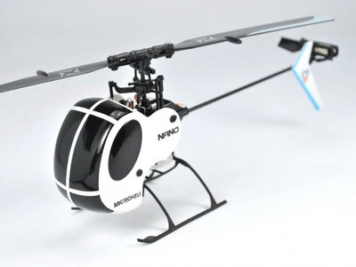 Airbrush Fiberglass Dragonfly Canopy (BB) - BLADE NANO CPX/S2/S3 : MH-NAS3080DBB