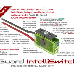XGuard IntelliSwitch - Switch w/Dual Solid State Relay + Aircraft Locator Buzzer : AAVXG0270