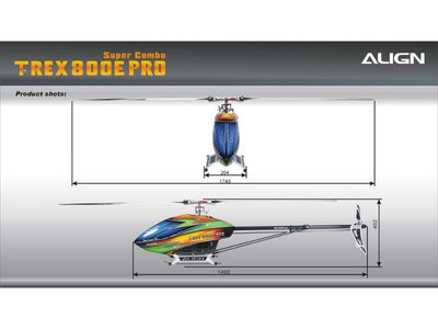 Align T-REX 800E PRO Super Combo : RH80E16XT