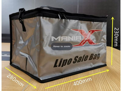 ManiaxX Charge/Safety Bag - 230 x 280 x 400mm : MXBAG005