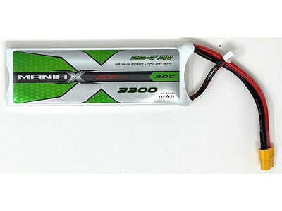 ManiaX 7.4V 3300mah 30C Lipo : MX3300-2S-30