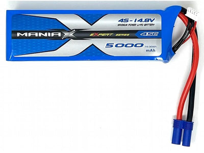 ManiaX 14.8V 5000mah 45C Lipo : MX5000-4S-45