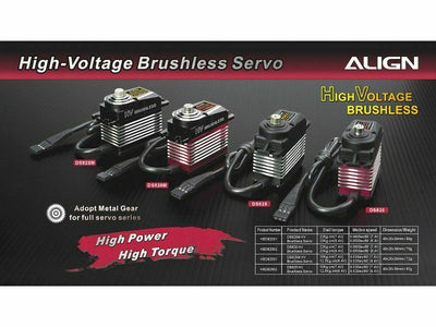 Align DS825M High Voltage Brushless Servo (UNPACKAGED) : HSD82501T-UP