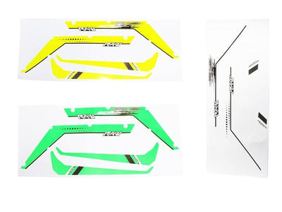 Yellow/Green/White Stickers RAW 580 : HA092-S