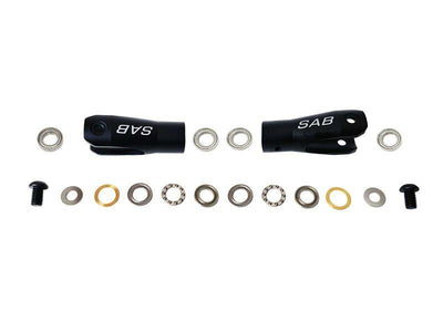 Aluminium Main Blade Grips - RAW Nitro : H1411-S