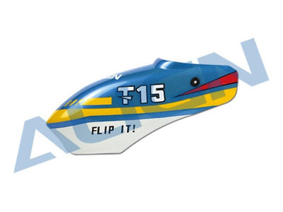Align T15 Painted Canopy-Blue : HC1521T