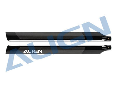 Align 600D Carbon Fibre Blades-Black - B Grade : HD600CZT