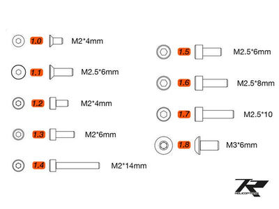 Screw Set 1 : TR507-600