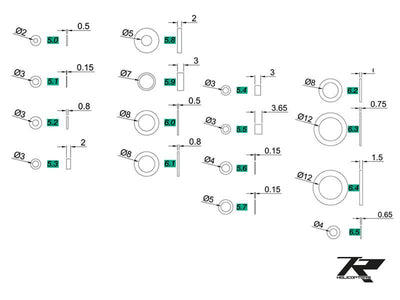 Shim And Washer Set : TR507-620