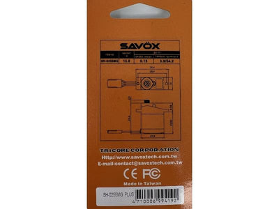 Savox Micro Digital Servo 3.9kg/6V : SAV-SH0255MG+