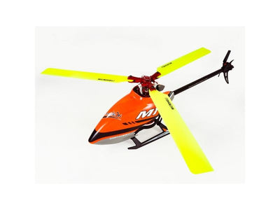 CNC Triple Orange Plastic Blades Conversion Set (RED) - OMP HOBBY M1 : MH-OMM1101TOR