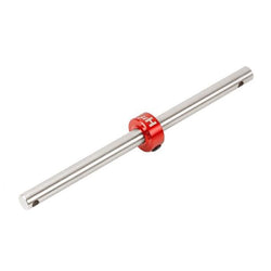 Precision CNC Titanium Main Shaft/Collar Set (RED) - BLADE INFUSION 180 : MH-I180166T