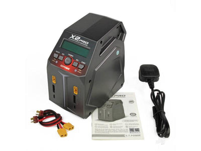 X2 Pro 2x100W (AC), 2x200W (DC) 12A Intelligent Charger/Discharger (UK) : GTP0178