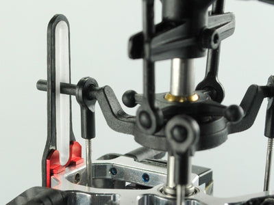 Aluminium/Carbon Fibre Anti-Rotation Guide set (RED) - BLADE 180 CFX/FUSION 180/150S (MH-18FX111)