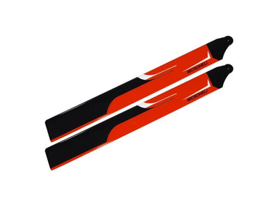 Carbon Plastic Main Blade 180mm (Orange) - Blade Infusion 180 : MH-I180903OR