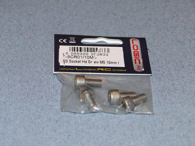 SS Socket Hd Screw M5 10mm Pk4 : SCR01/10M5