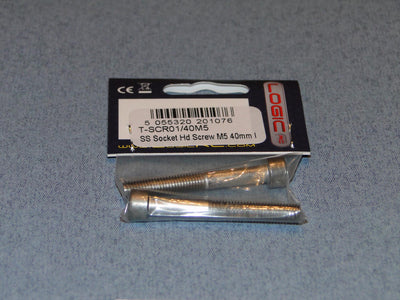 SS Socket Hd Screw M5 40mm Pk2 : SCR01/40M5