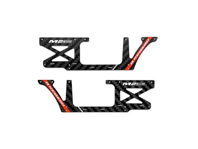 Fuselage Carbon Panel Set (Red) - OMP M2 EVO : OSHM2326R