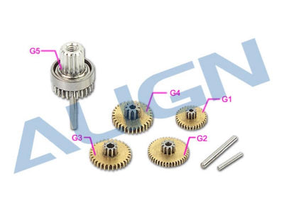 Align T15M/T15TM Servo Gear Set : HSP15010T