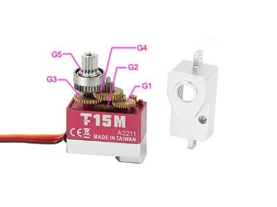 Align T15M/T15TM Servo Gear Set : HSP15010T