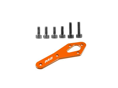 Tail Motor Reinforcement Plate Set (Orange) - OMP M2 EVO : OSHM2318O