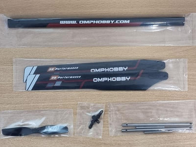 OMPHOBBY M2 Evo Crash Kit (Red) : OSHG0003