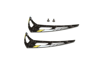 Vertical Stabiliser Set (Yellow) - OMP M1 EVO : OSHM1204Y