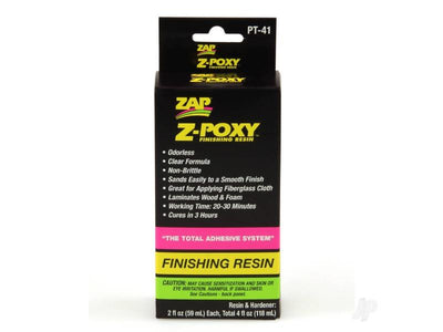 Zap PT-41 Z-Poxy Finishing Resin 4oz : 5525788