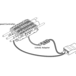 Hobbywing SBUS2 Futaba Telemetry Adapter : HW30850500