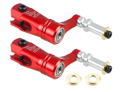 Aluminium Main Blade Grip W/ Thrust Bearing (RED) - BLADE FUSION 180 Smart : MH-F18S102