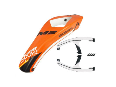 Airbrush Fiberglass King Cobra Canopy (Orange) - OMP Hobby M2 EVO : MH-M2EV080KCO