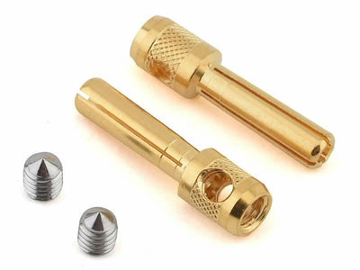 RCProPlus 4mm Solderless Car Connector C36 Male Plug (2 pcs) : RSC4812ST4