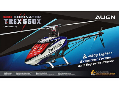 Align T-Rex 550X Configurable Combo : RH55E19XT-C
