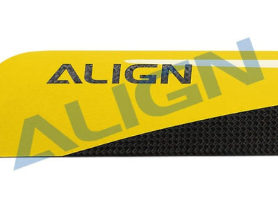 Align 650 Carbon Fiber Blades-Yellow (Unpackaged) : HD650AT-UP