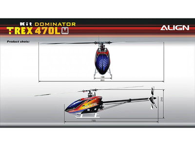 Align T-Rex 470LM Configurable Kit : RH47E06XT-C