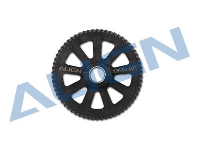Align T-Rex TB70 Slant Thread Main Drive Gear/62T : HB70G001XXT