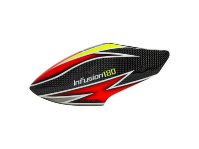 Airbrush Carbon Fibre Red Devil Canopy - Blade Infusion 180 : MH-I180100RD