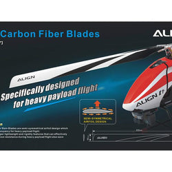 Align 830mm Carbon Fibre Blades : HD830BT