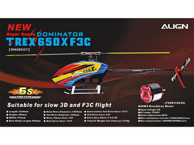 Align T-REX 650X F3C Configurable Super Combo: RH65E03XT-C