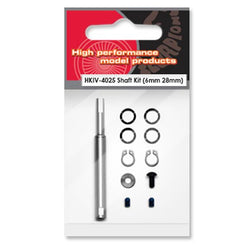 Scorpion HKIV-4025 Shaft Kit (6mm 28mm) : SC-HKIV_4025_SHAFT_6x28