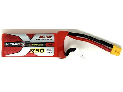 Batterie LiPo ManiaX 4S 750mAh 100C (XT30)