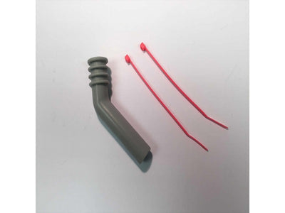 Silicone Exhaust Deflector 7mm 45 Deg : LST06