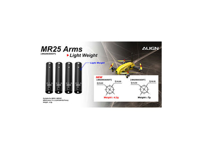 Align MR25 Arms(Light Weight) - Black : M425030XXT
