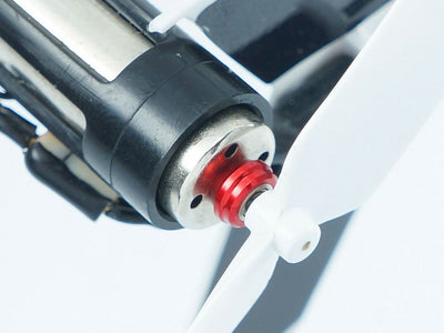 CNC Aluminum Tail Motor Protective Sleeve (RED)- BLADE 120 S/S2 : MH-120S125PS